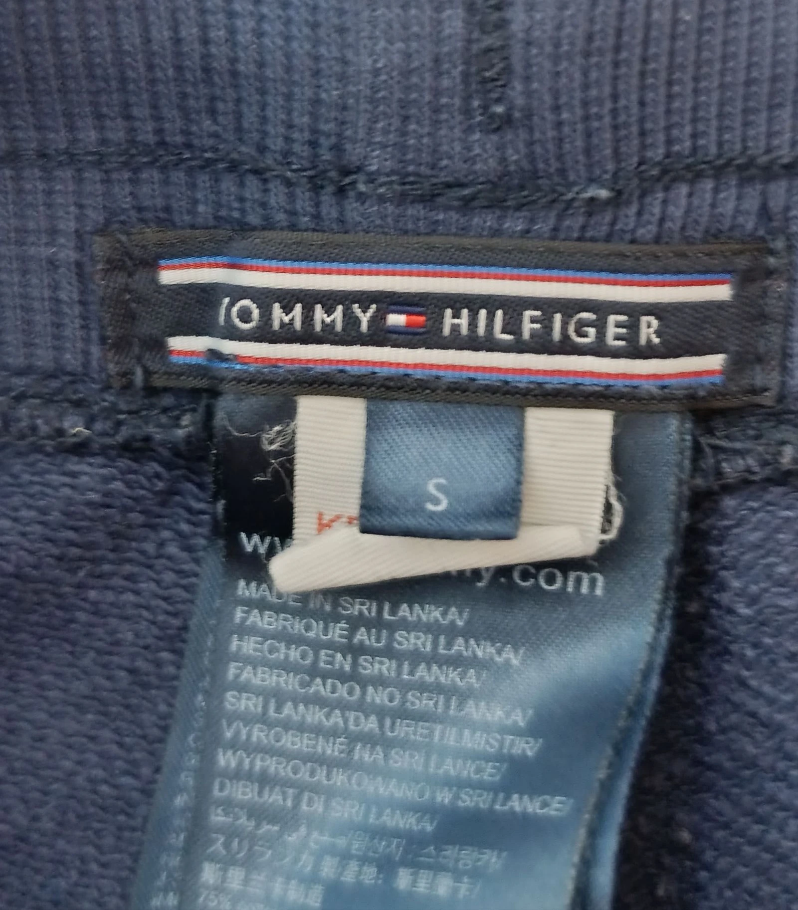 🔥 Pantalones de jogging azul marino Tommy Hilfiger con cinta lateral con letras 🔥 – photo 7